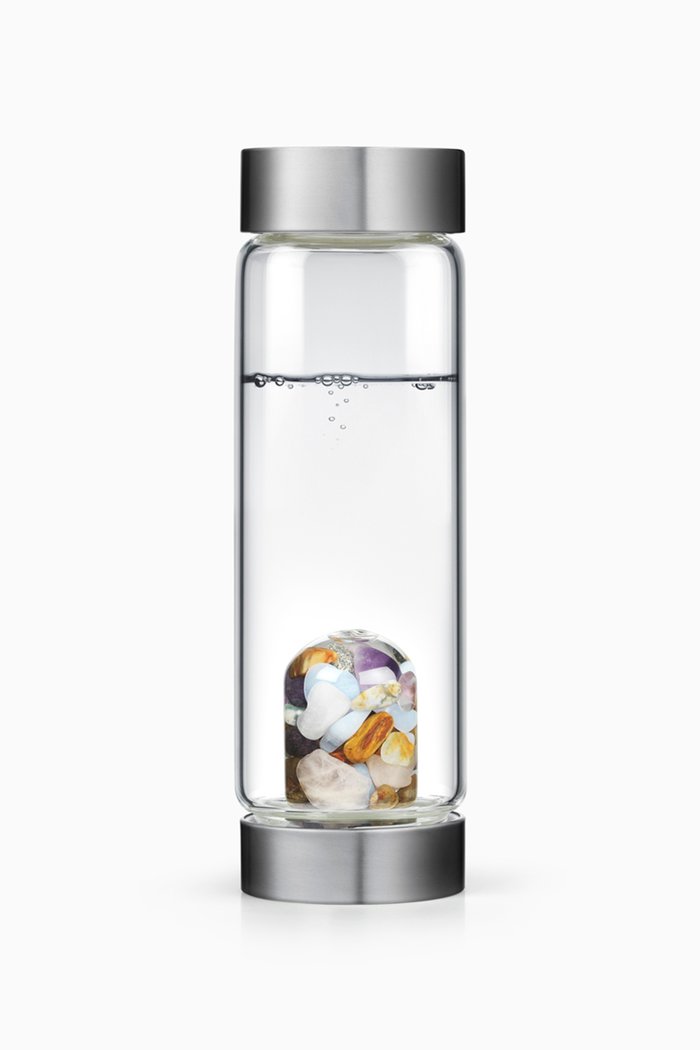 

Via Five Elements Gem Water Bottle, Multicolour