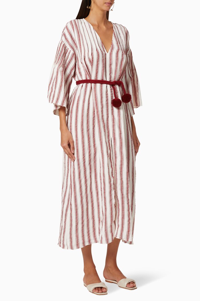 

Elvira Striped Kaftan, Multicolour