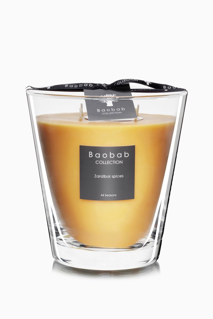

Max 16 Zanzibar Spices Candle, Colourless