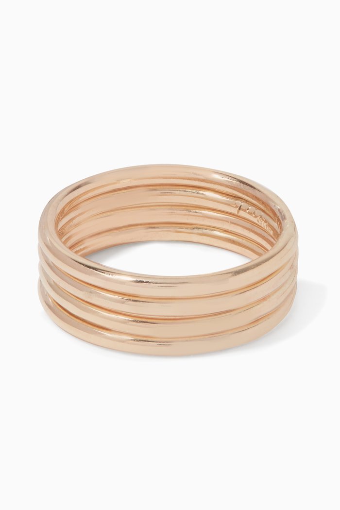 

Gold-Plated Stacking Rings - Set of 4