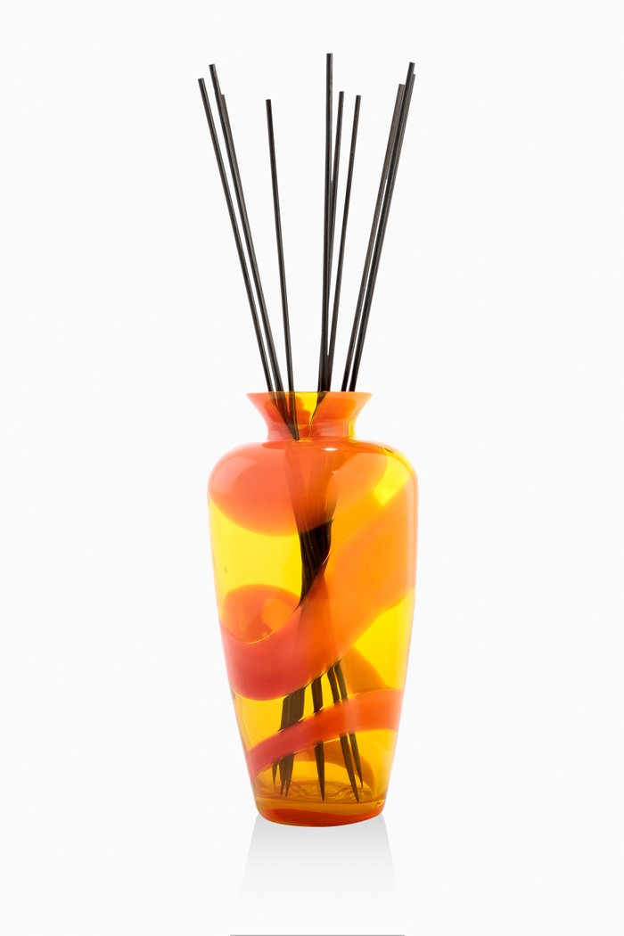 

Yellow & Orange Snake Perfume Diffuser Vase, Multicolour