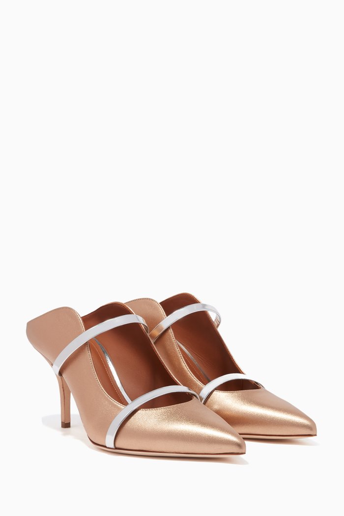 

Metallic Gold Maureen Nappa Mules
