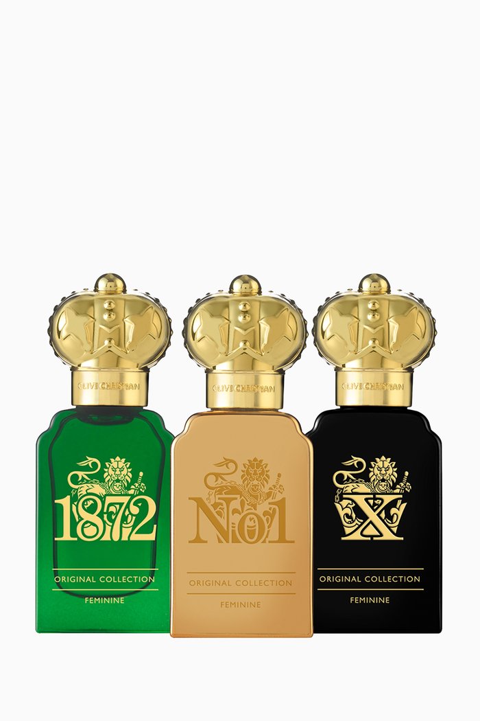 

Original Collection Feminine Perfume Spray, 3 x 10ml, Multicolour