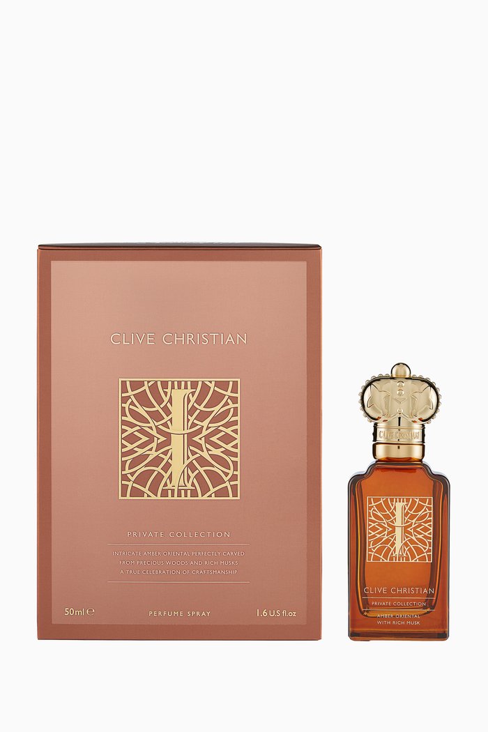 

Private Collection Amber Oriental Masculine Perfume Spray, 50ml, Multicolour
