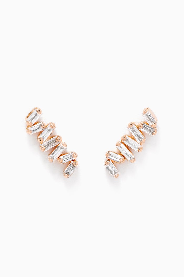 

Classic Fireworks Diamond Earrings in 18kt Rose Gold