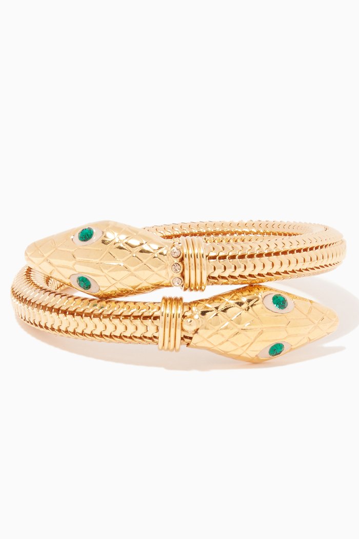 

Gold Cobra Cuff Bracelet
