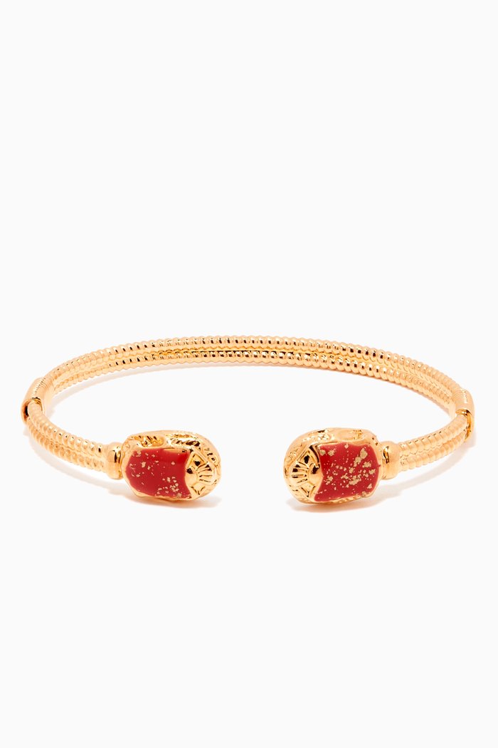 

Duality Scaramouche Cuff in 24kt Gold Plating