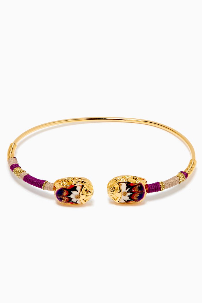

Gold Duality Scara Bracelet, Multicolour