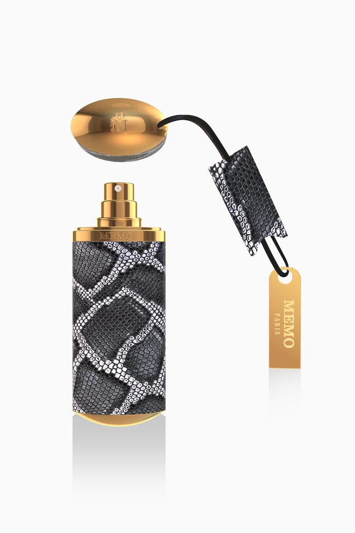 

Grey Leather Travel Spray, Multicolour