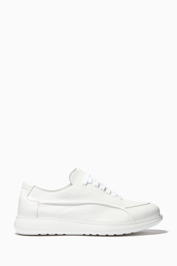 

Lace-Up Thick Sole Sneakers, White