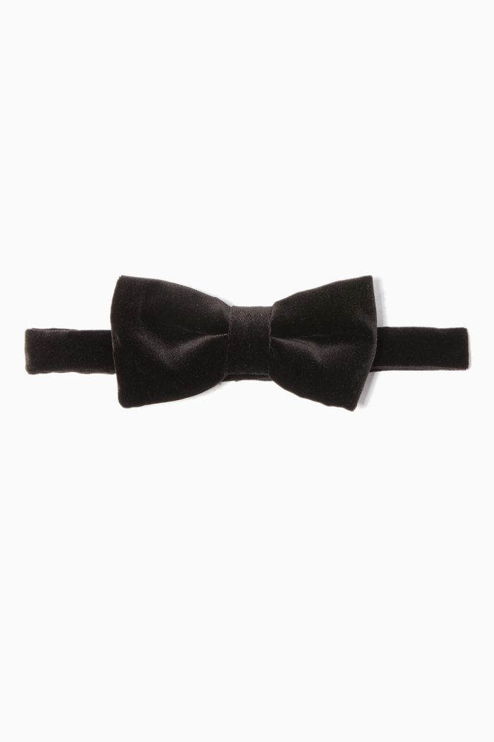 

Black Velvet Ready-Tied Bow Tie