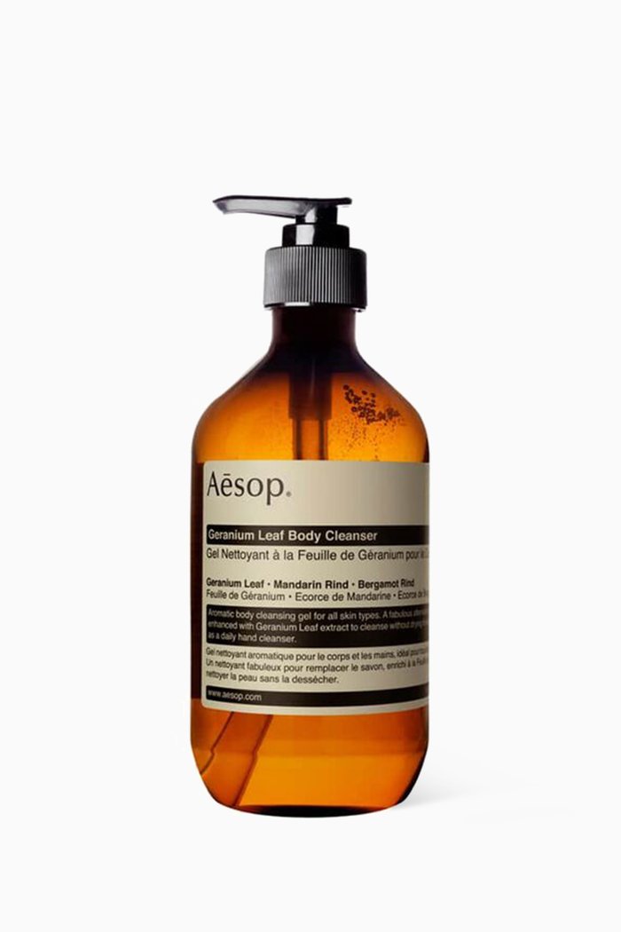 

Geranium Leaf Body Cleanser, 500ml, Colourless