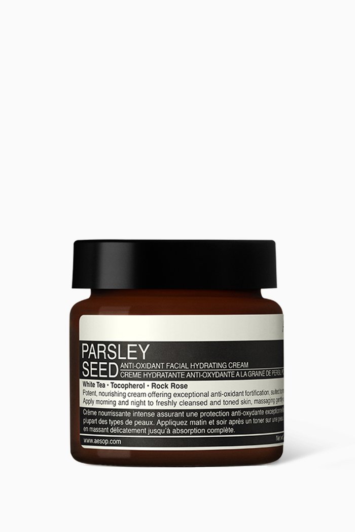 

Parsley Seed Anti-Oxidant Facial Hydrating Cream, 60ml, Colourless