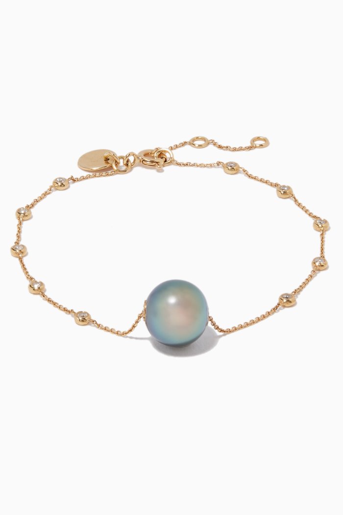 

Rose-Gold & Pearl Links Of Love Bracelet