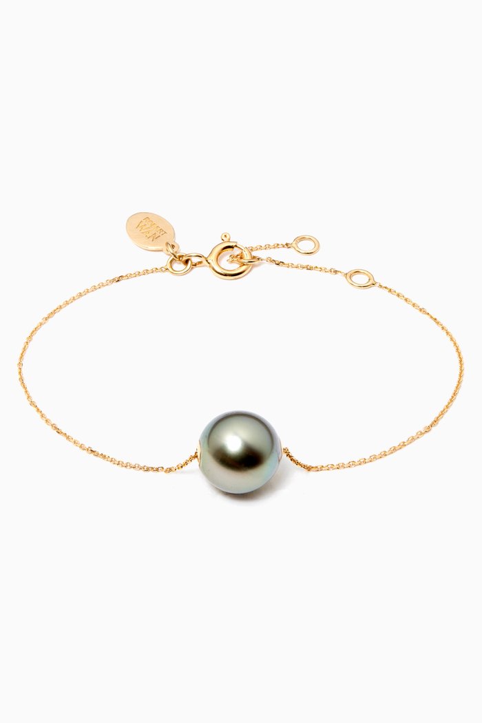 

Links of Love Pearl Bracelet in 18kt Yellow Gold