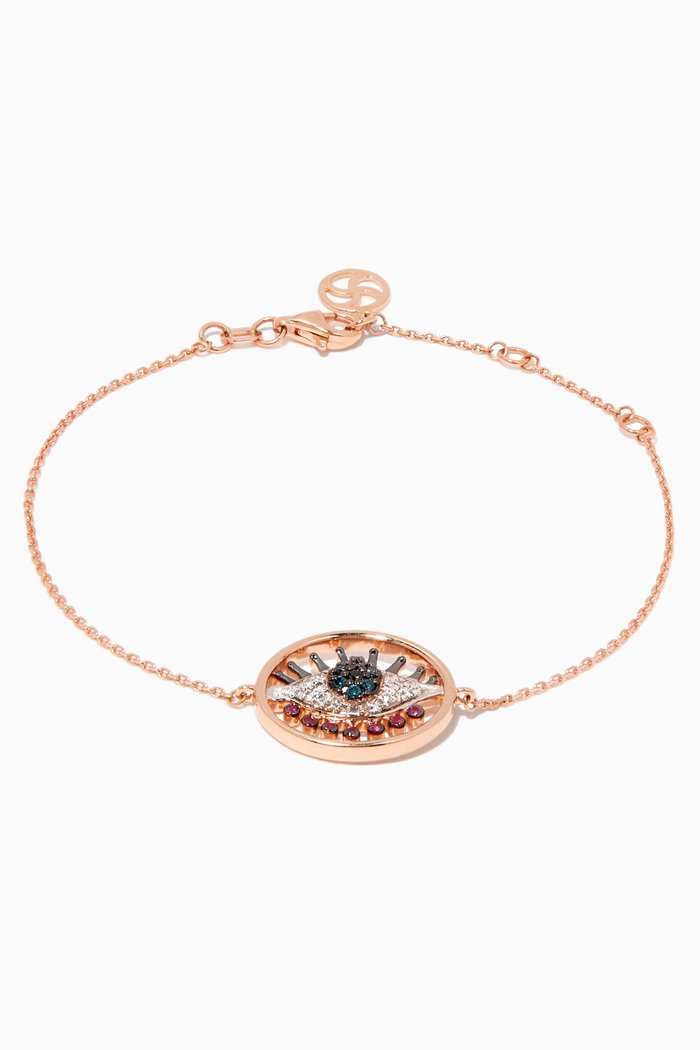 Rose-Gold Eyelashes Light Bracelet