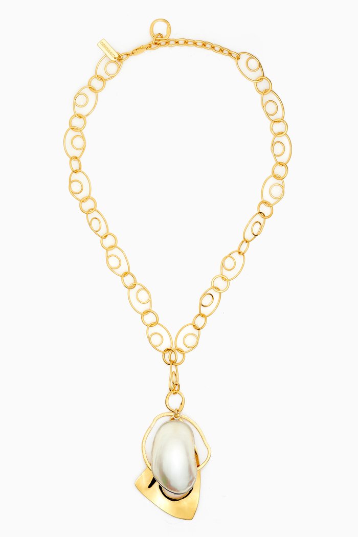 

Sea Forms Pendant Necklace, Gold