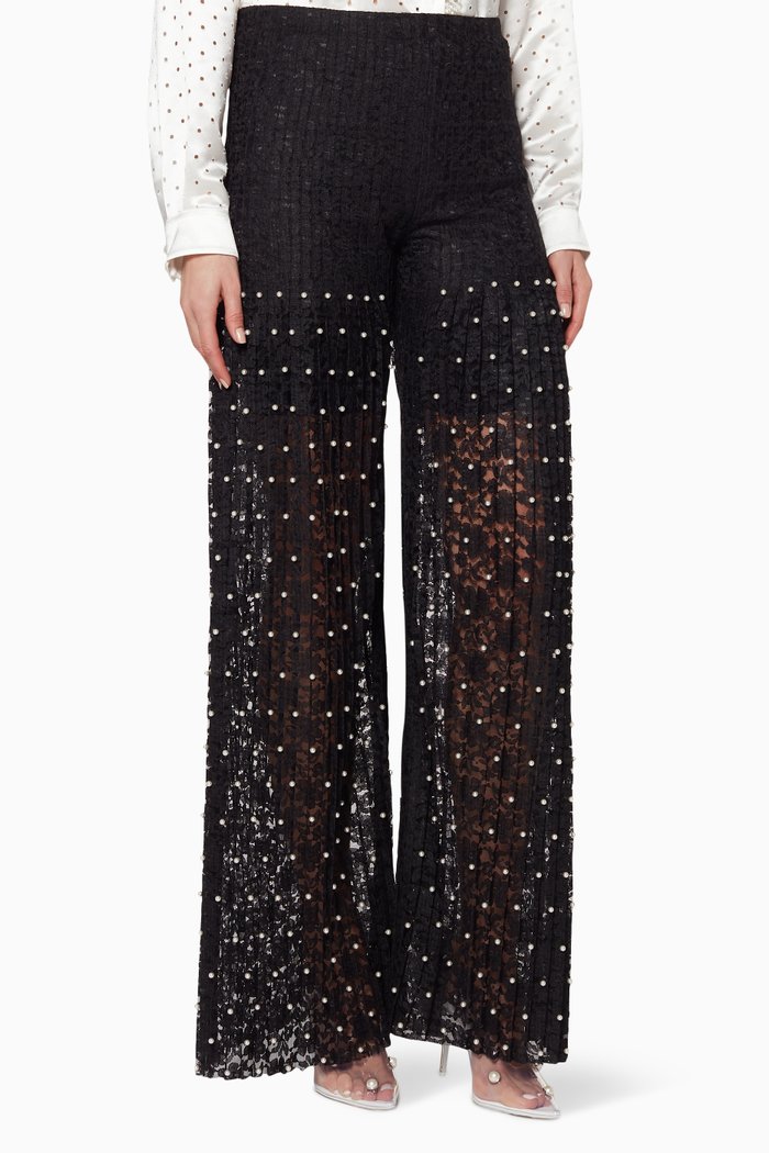 

Black Mariella Pearl Trousers