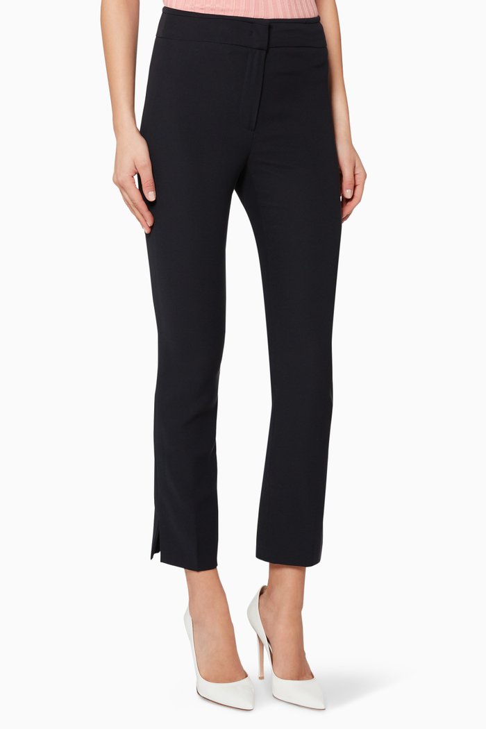Cady Slim Fit Pants, Blue