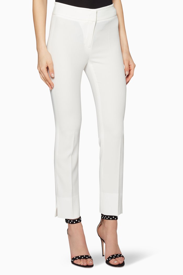 

Cady Slim Fit Pants, White