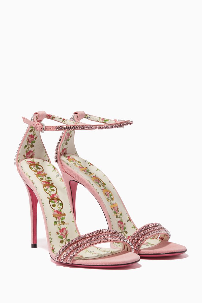 

Light Pink Ilse Crystal Sandals