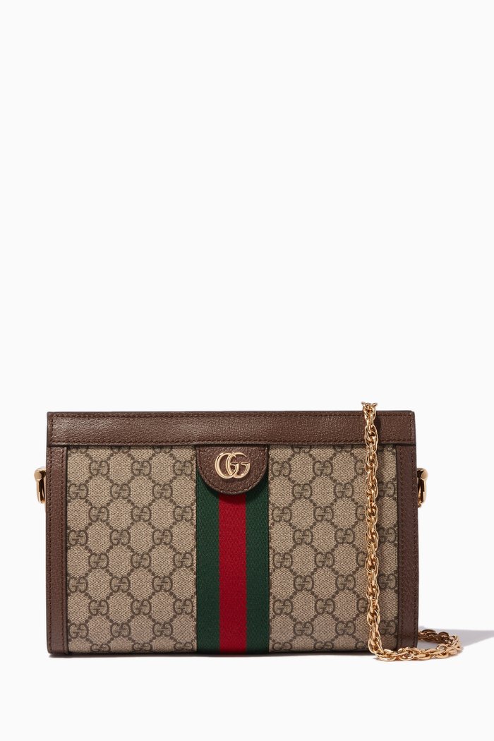 

Brown Ophidia GG Small Shoulder Bag