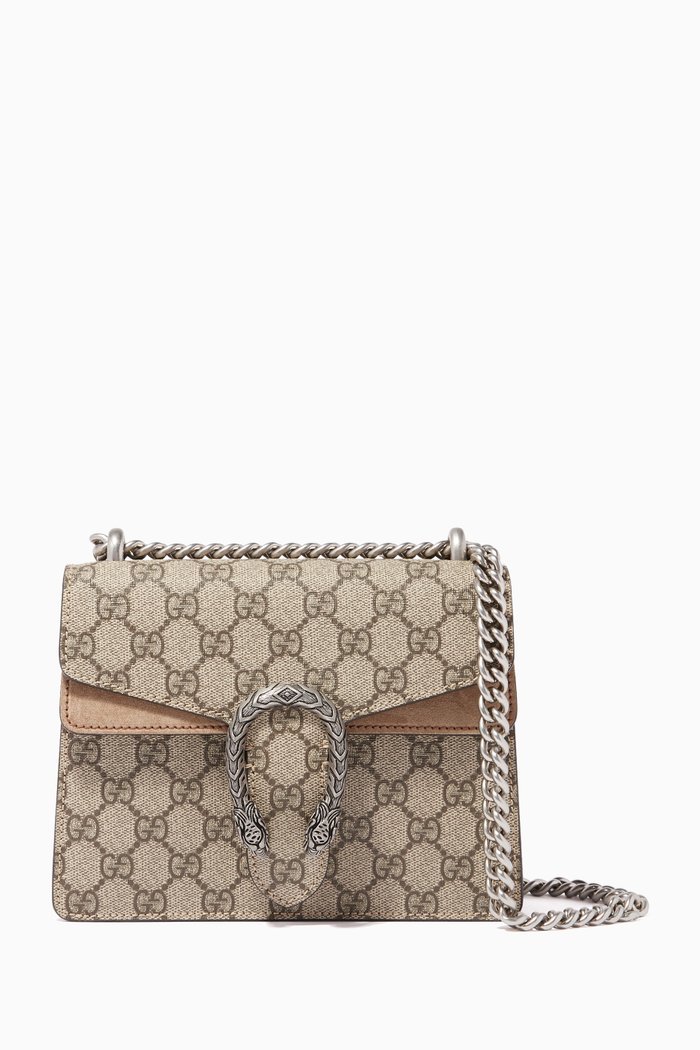 

Beige & Ebony Mini Dionysus Bag, Neutral