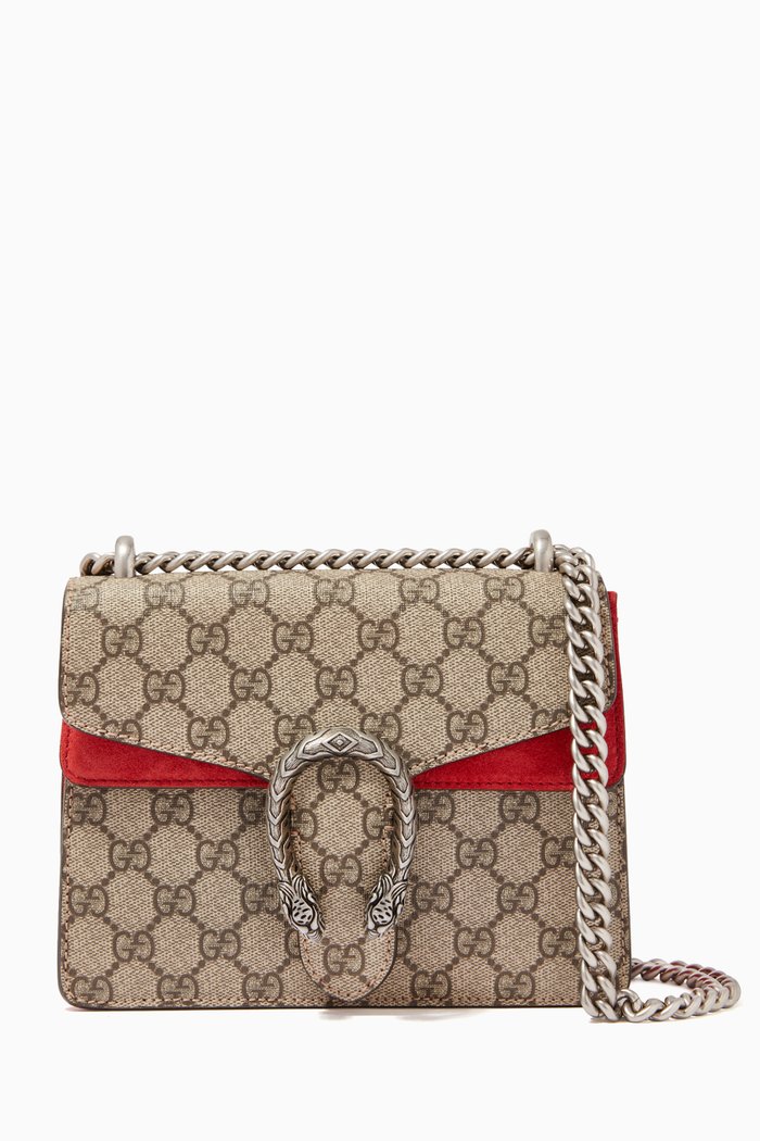 

Mini Dionysus Bag in GG Supreme Canvas, Red