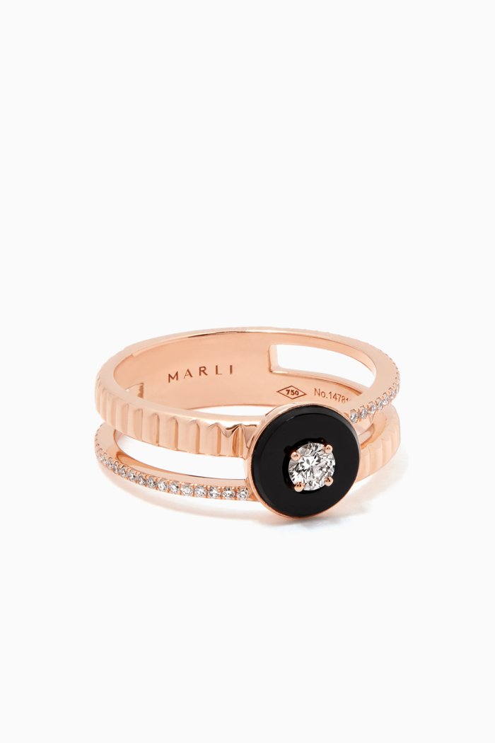 

Rose-Gold & Diamond Coco Ring