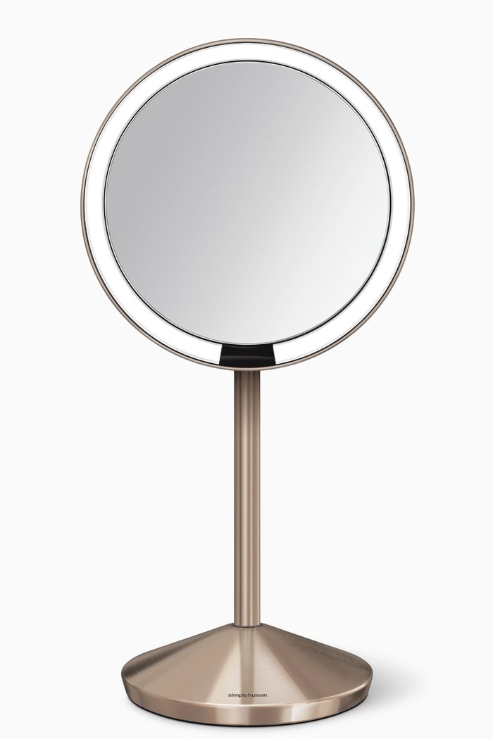 

Rose Gold Sensor Mini Mirror, 12cm, Multicolour