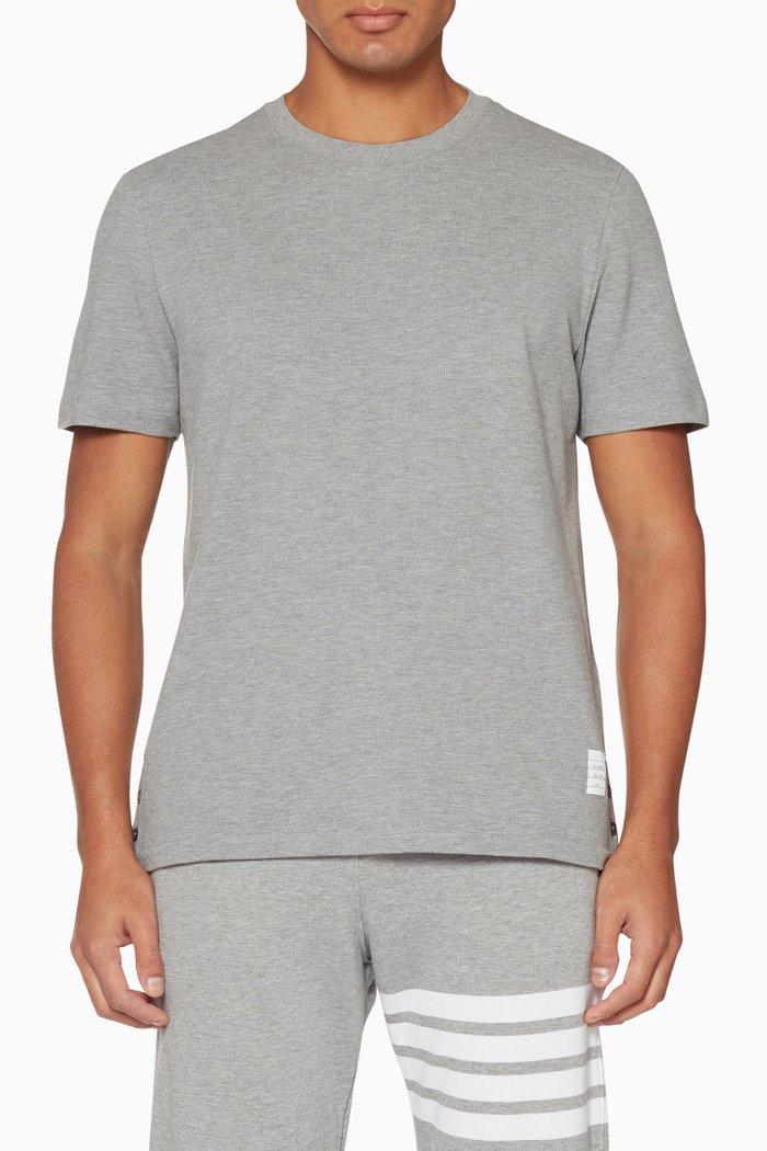 

Grey Cotton Piqué T-Shirt