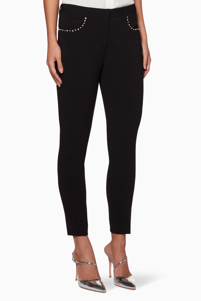

Black Studded Skinny Pants