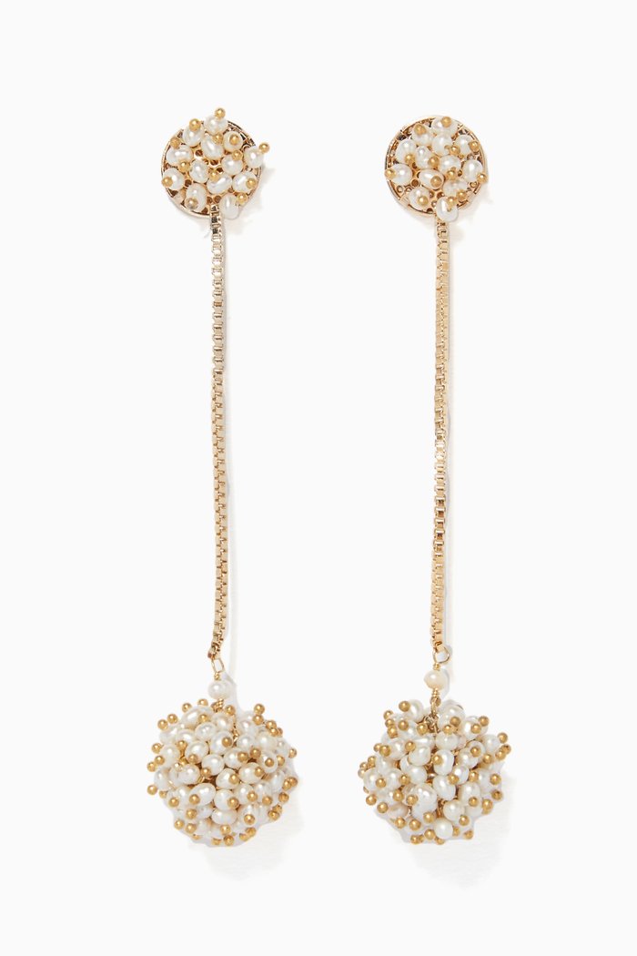 

White Suono Earrings