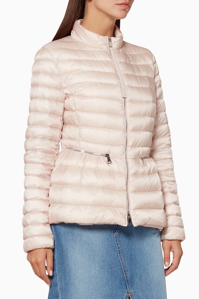 

Light-Pink Agate Quilted Jacket