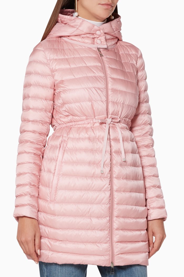 

Barbel Quilted Hooded Coat, Pink