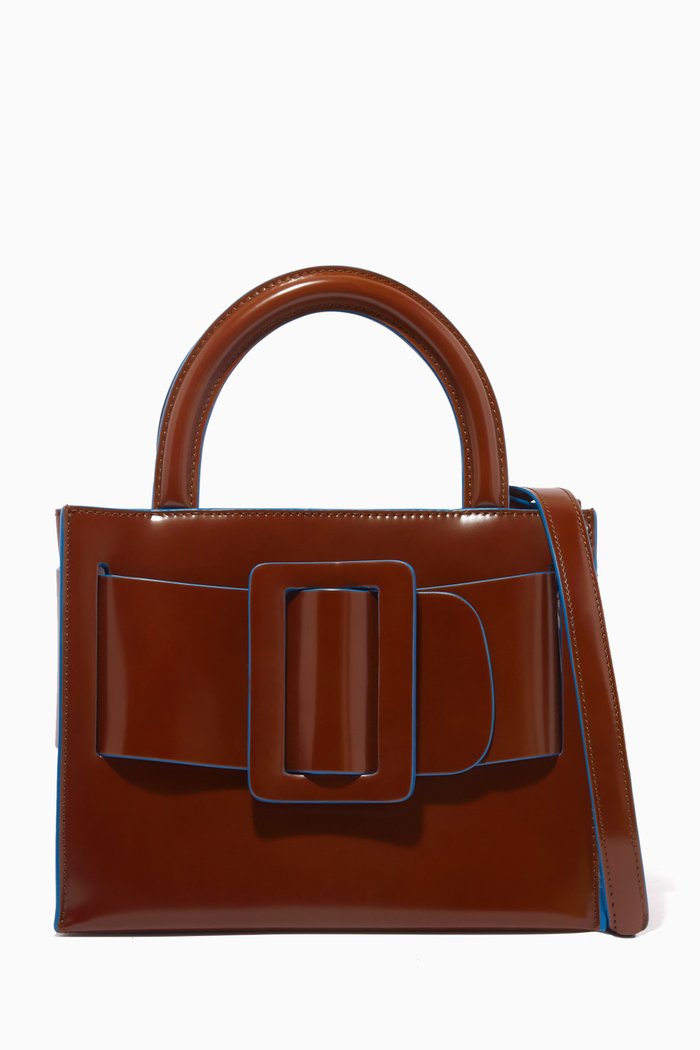 

Bobby 23 Buckle Bag in Leather, Brown