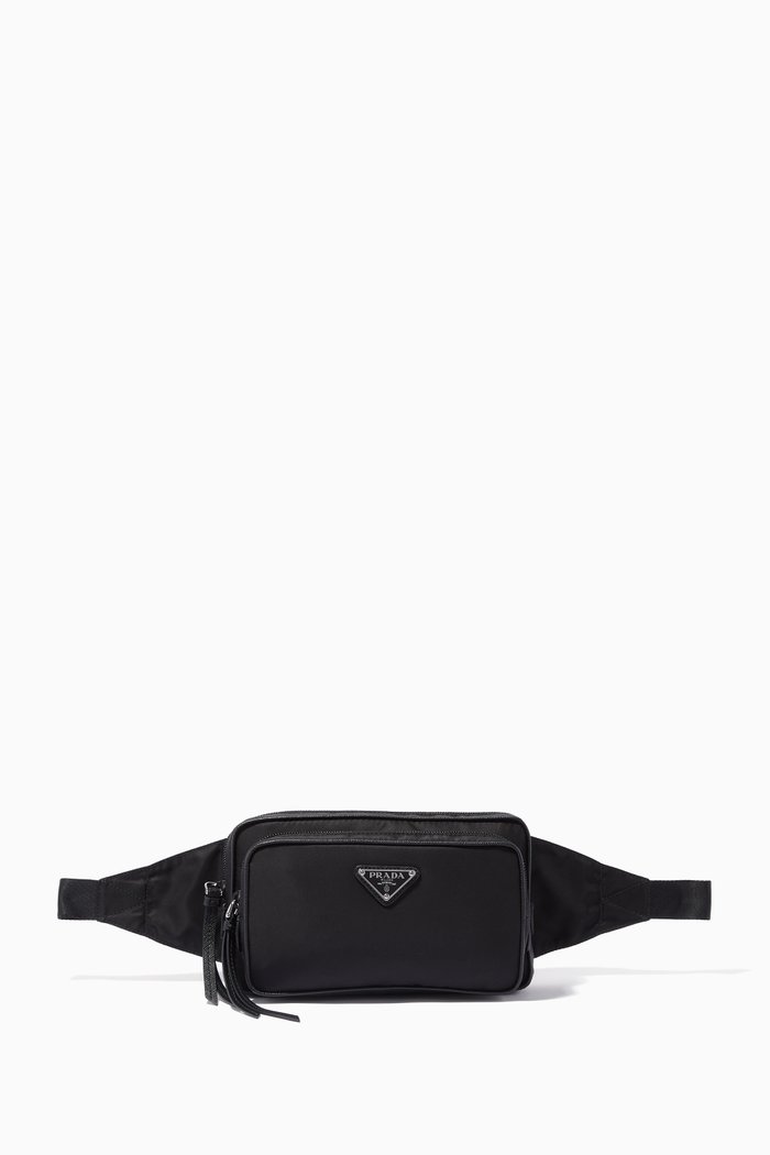 

Black Nylon Iconic Logo Belt Bag