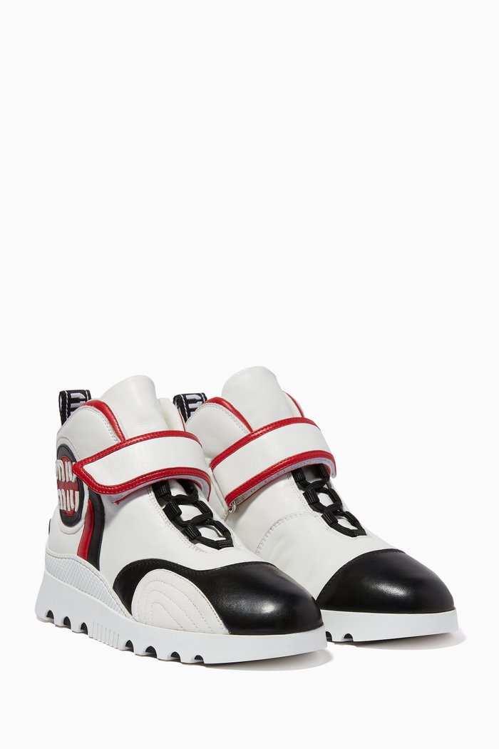 

White High-Top Sneakers