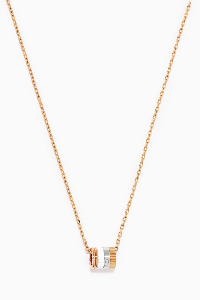 

Quatre White Edition Diamond Mini Ring Pendant in 18kt Gold, Yellow