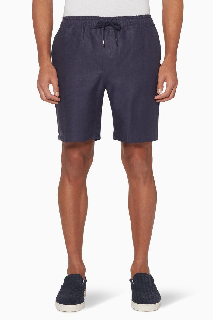 

Linen Shorts, Blue
