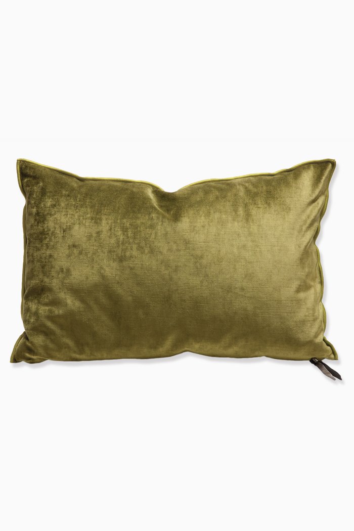 

Absinthe Vice Versa Velour Cushion, Green