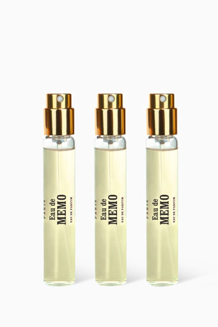 

Eau de Memo Eau de Parfum Travel Spray Set, 3 x 10ml, Multicolour