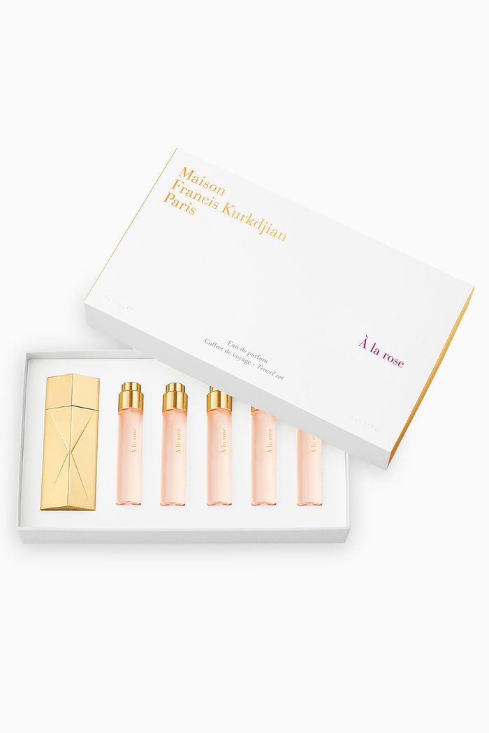 

À La Rose Eau de Parfum Refills Travel Set, 5 x 11ml, Colourless