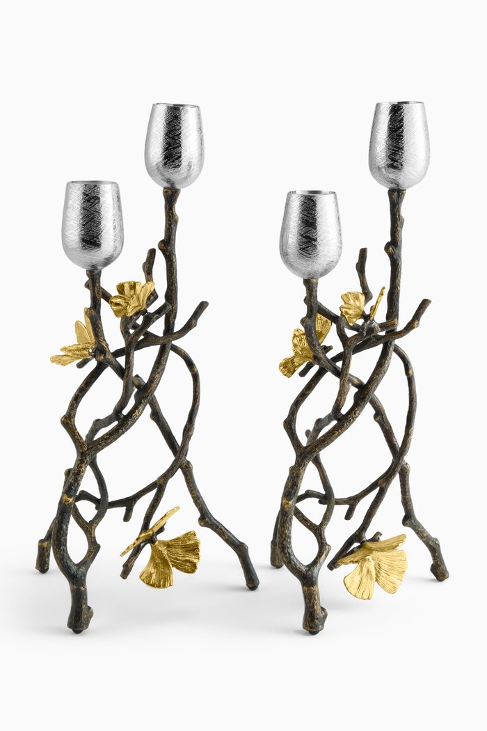 

Butterfly Ginkgo Candleholder, Multicolour