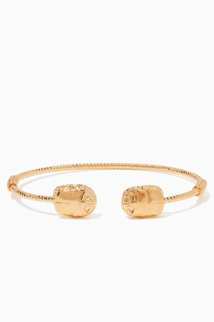 

Gold Duality Scaramouche Twist Bracelet