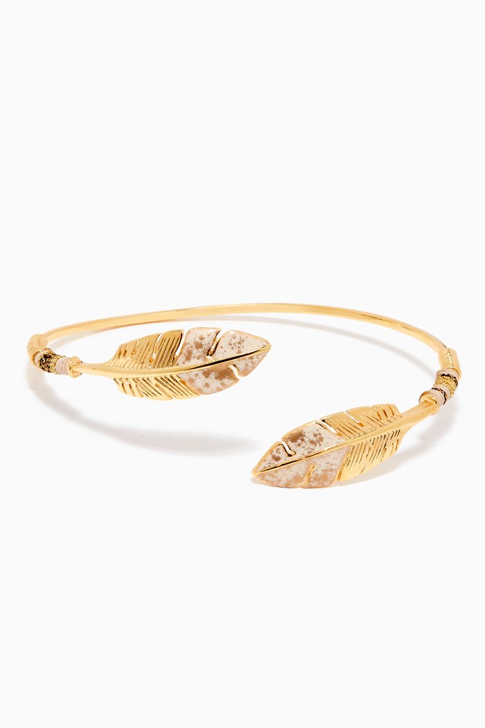 

Duality Penna Bracelet in 24kt Gold Plating