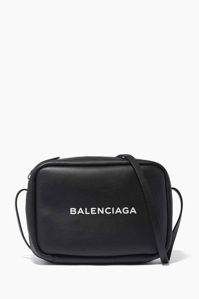 

Black Everyday Camera Logo Cross-Body Bag