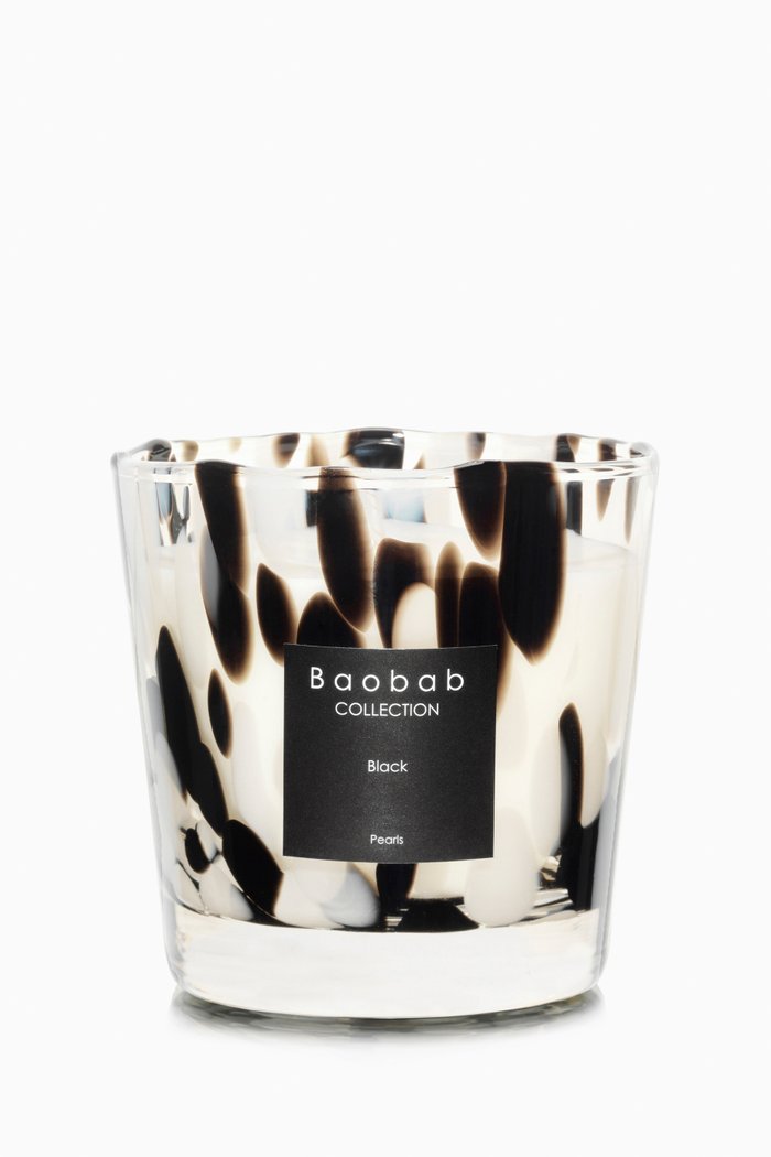 

Max One Black Pearls Candle, 190g, Colourless