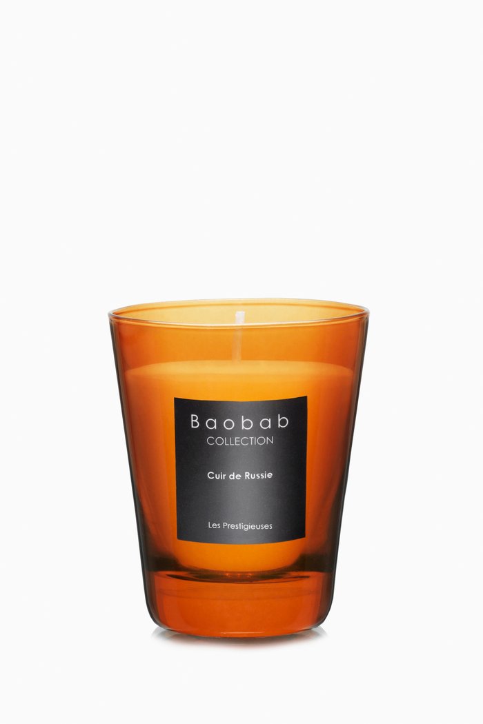 

Mini Max Cuir De Russie Candle, Multicolour
