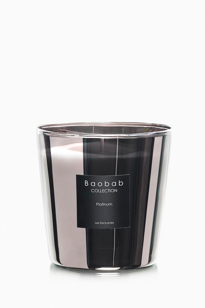 Max One Platinum Candle, Colourless